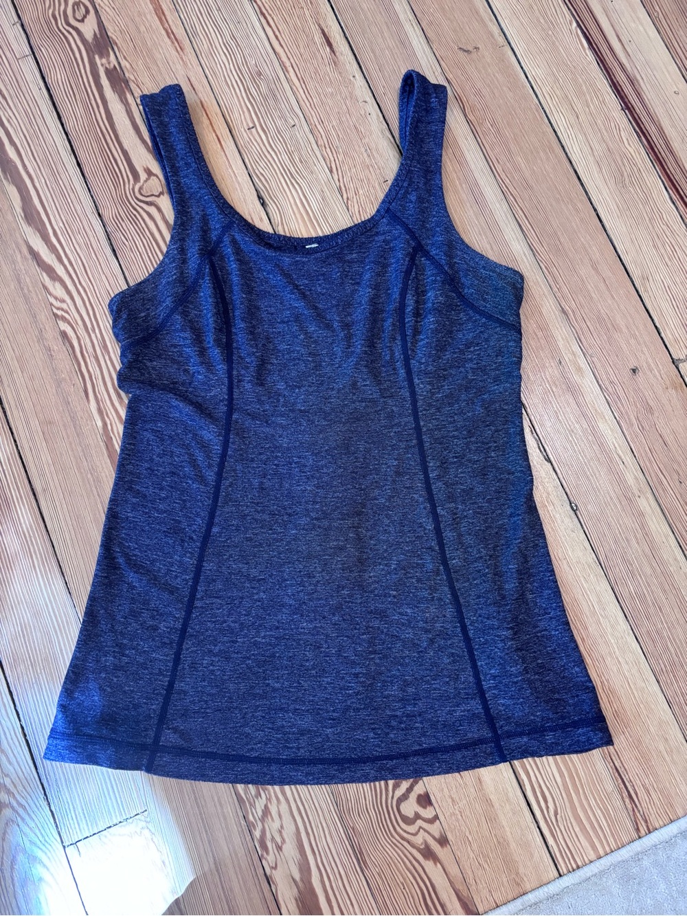 lululemon athletica Navy Performance Scoop Tank